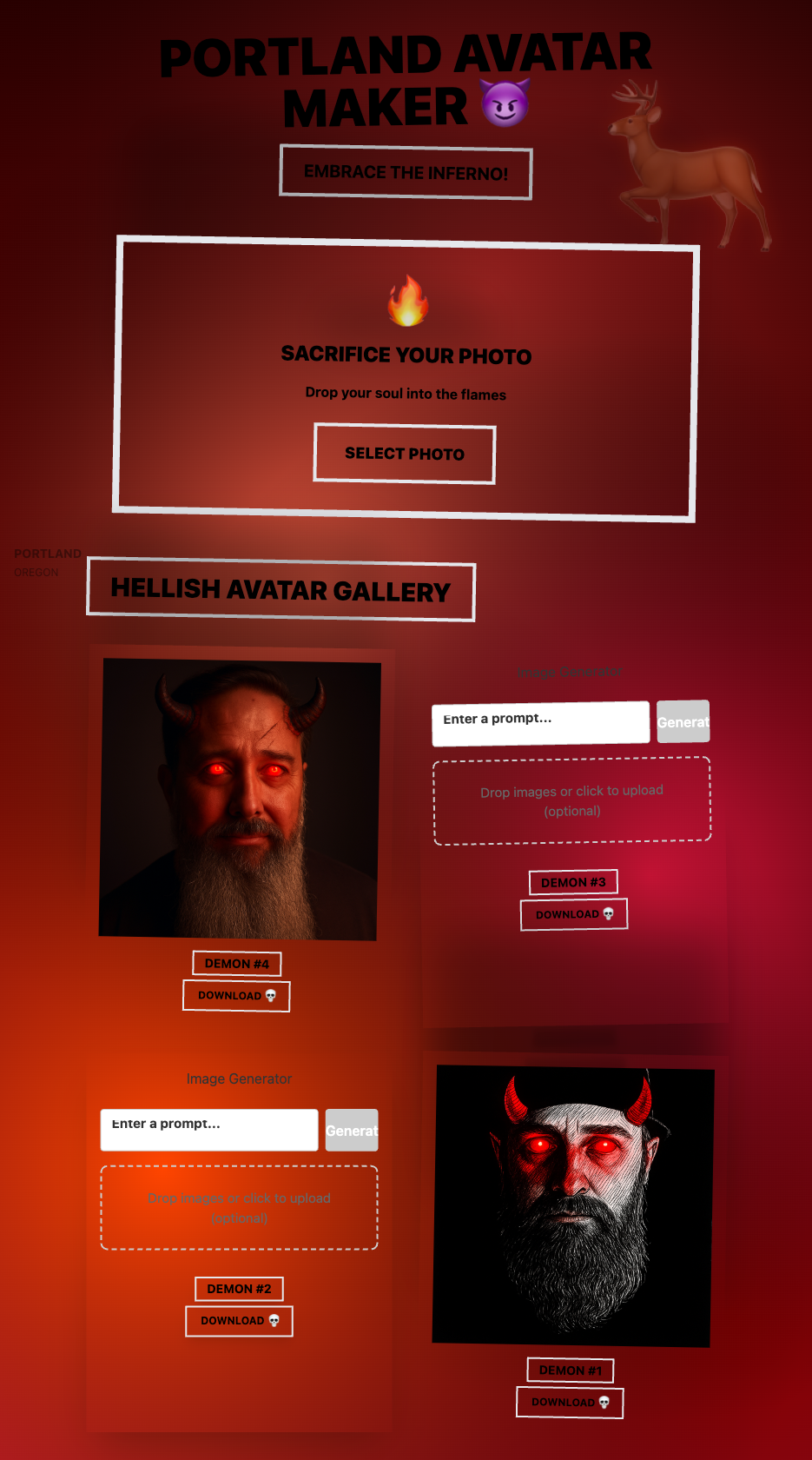 Portland Avatar Maker Screenshot